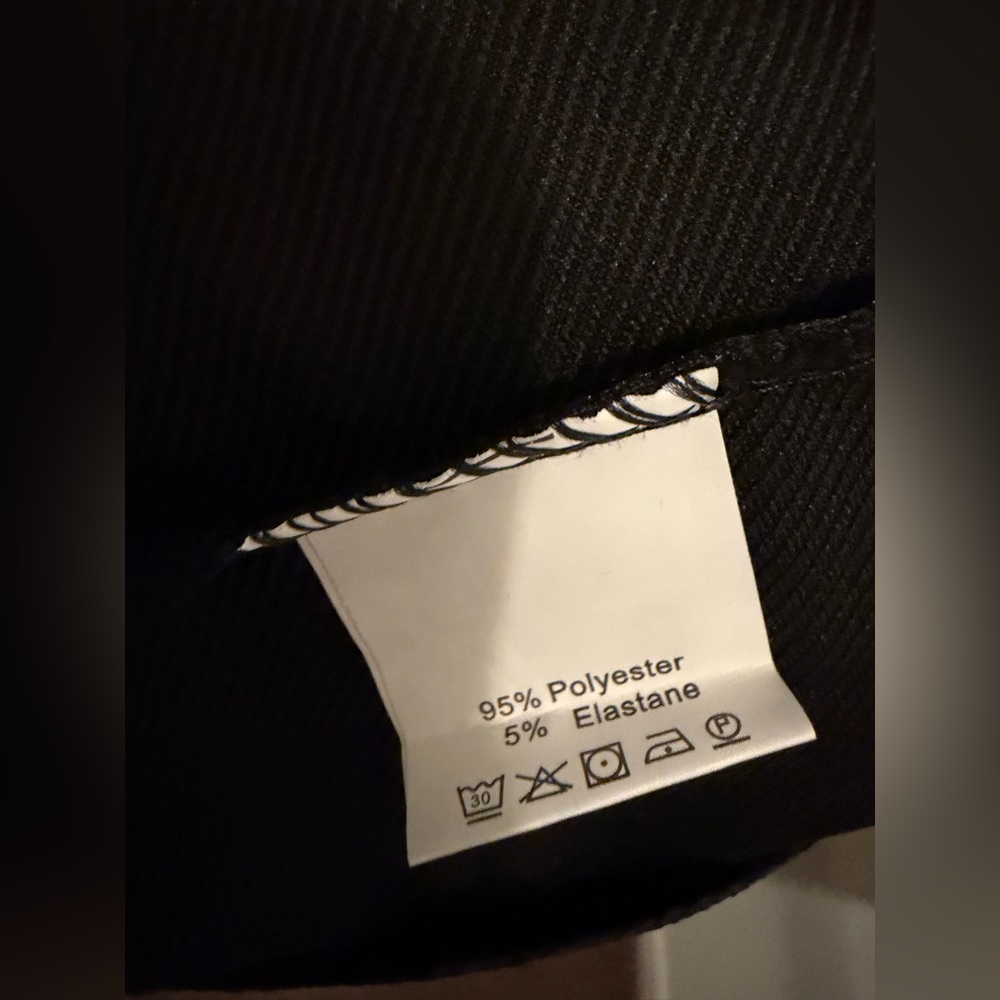 Men's Black Zip-Up Track Jacket and Pants Set - Picture 8 of 12